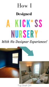 Included: all the tutorials I used to upgrade our spare bedroom to a beautiful boy's nursery! And you don't have to spend a lot for a great finished look! #redesign #beforeandafter #nursery #DIYnursery