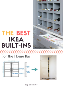 The Best Ikea Ikea Built-Ins for the Home Bar