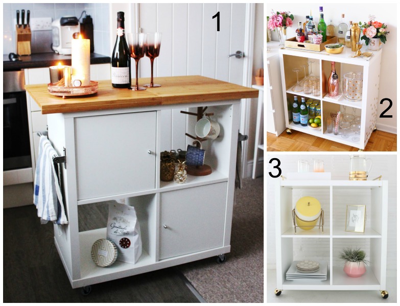 Ikea Bar cart hack using the Ikea KALLAX. One of 18 Ikea bar cart hacks under $110. Here's how to style, convert, paint, and upcycle every option imaginable. The home bar is an essential component of 2021. 
