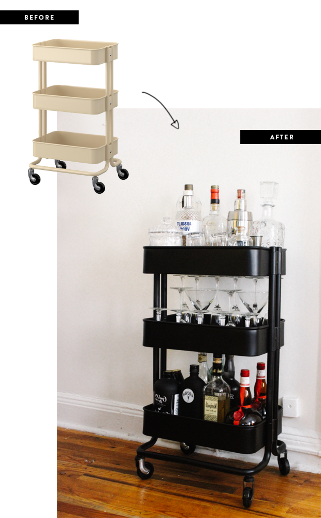 Need a Bar Cart? Here are 18 Ikea bar cart hacks under $110. Here's how to style, convert, paint, and upcycle every option imaginable. The home bar is an essential component of 2021. 