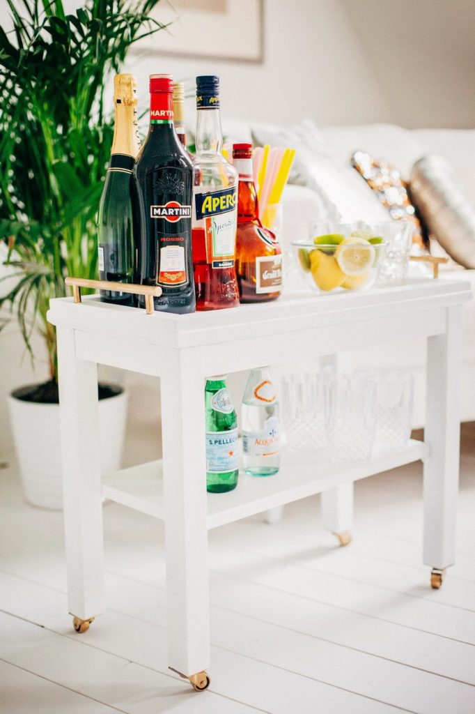 Ikea Bar cart hack using the Ikea NORNAS Side Cart. One of 18 Ikea bar cart hacks under $110. Here's how to style, convert, paint, and upcycle every option imaginable. The home bar is an essential component of 2021. 