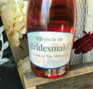 Customize your own DIY Wine labels for $3 and a bottle of wine!