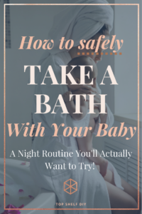 Ready for a night routine you'll actually want to try? Follow these steps to safely relax with your baby in the tub. It's not only fun, but will likely soothe your baby right to sleep! #momhacks #cobathing