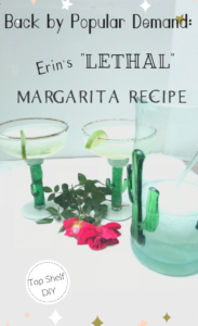 It may be Fall but things are still heating up in the kitchen! Get my foolproof, high proof, classic marg recipe here. #margarita