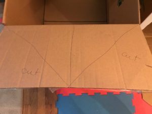 5 easy steps to a cardboard fort