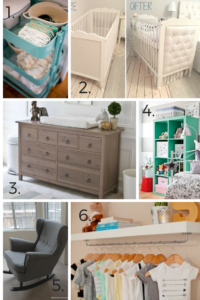 Ikea has some of the best options for decorating your nursery on a budget!