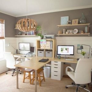 His and Hers Farmhouse Office