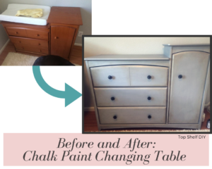 Easily transform a changing table with a little paint and new hardware for a fraction of the cost.