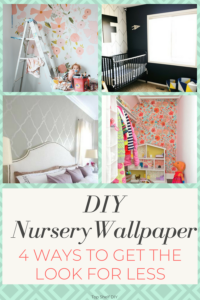 Imitating wallpaper is a cheaper, less permanent way to achieve the same look. This and 50+ Other Ways to Decorate a Nursery on a Budget.