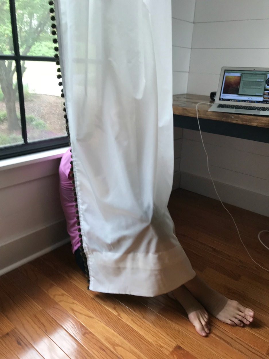 turn standard ikea sheers into custom farmhouse curtains following this tutorial!