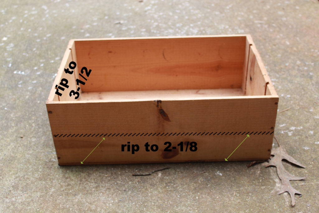 Turn your wine crate into a serving tray following these steps! 