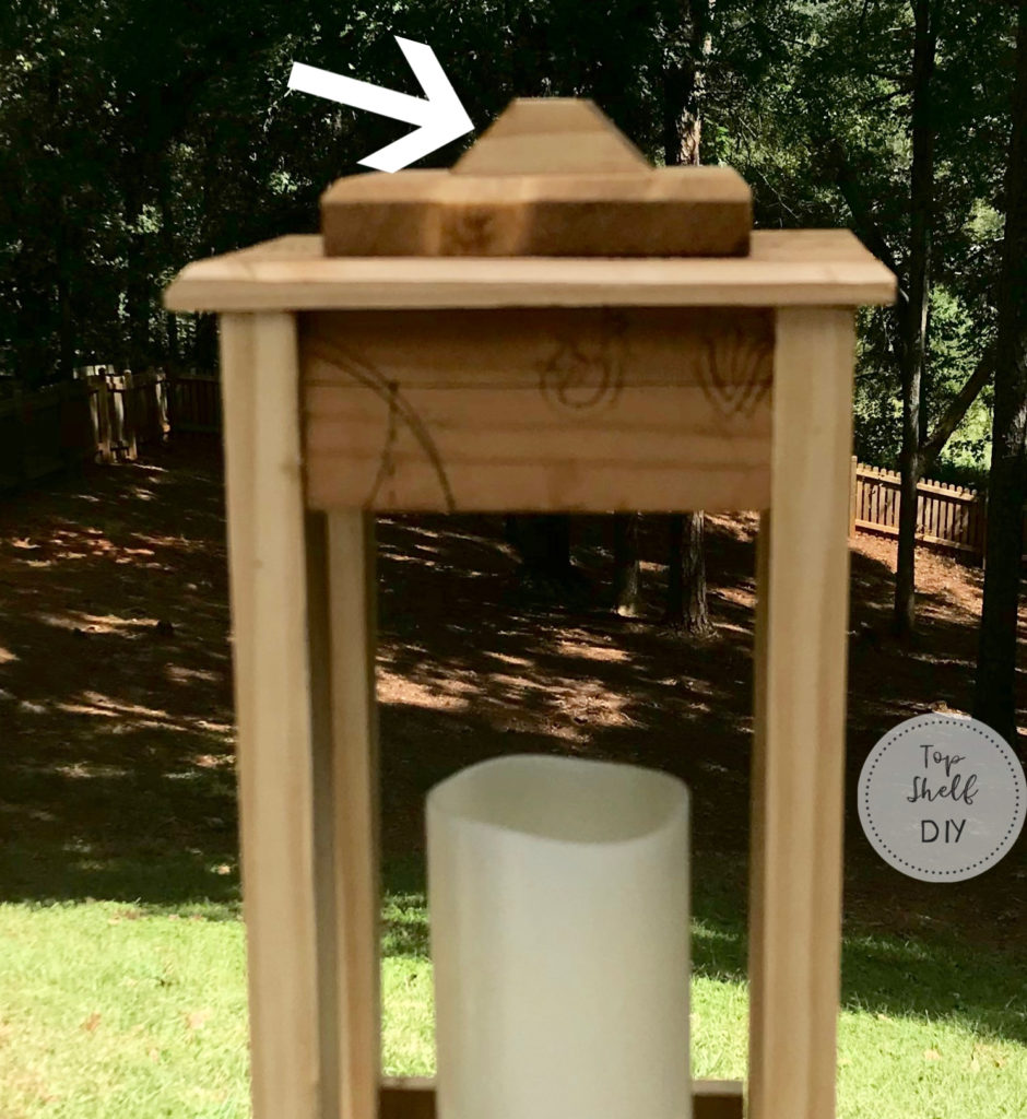 How to make a DIY Wood Lantern from an old Wine crate!