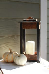 Make this lantern from a repurposed wine crate!
