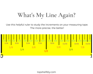 What do all those lines mean on a measuring tape? How do I work with random increments like 11/16 of an inch? This guide explains how to work around these items and make the right cuts every time. #measuringtape