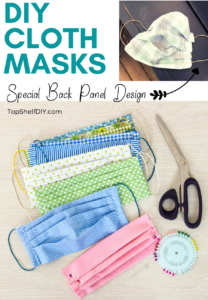 Ward off the coronavirus with an inexpensive DIY Cloth Face Mask at home using simple materials.
