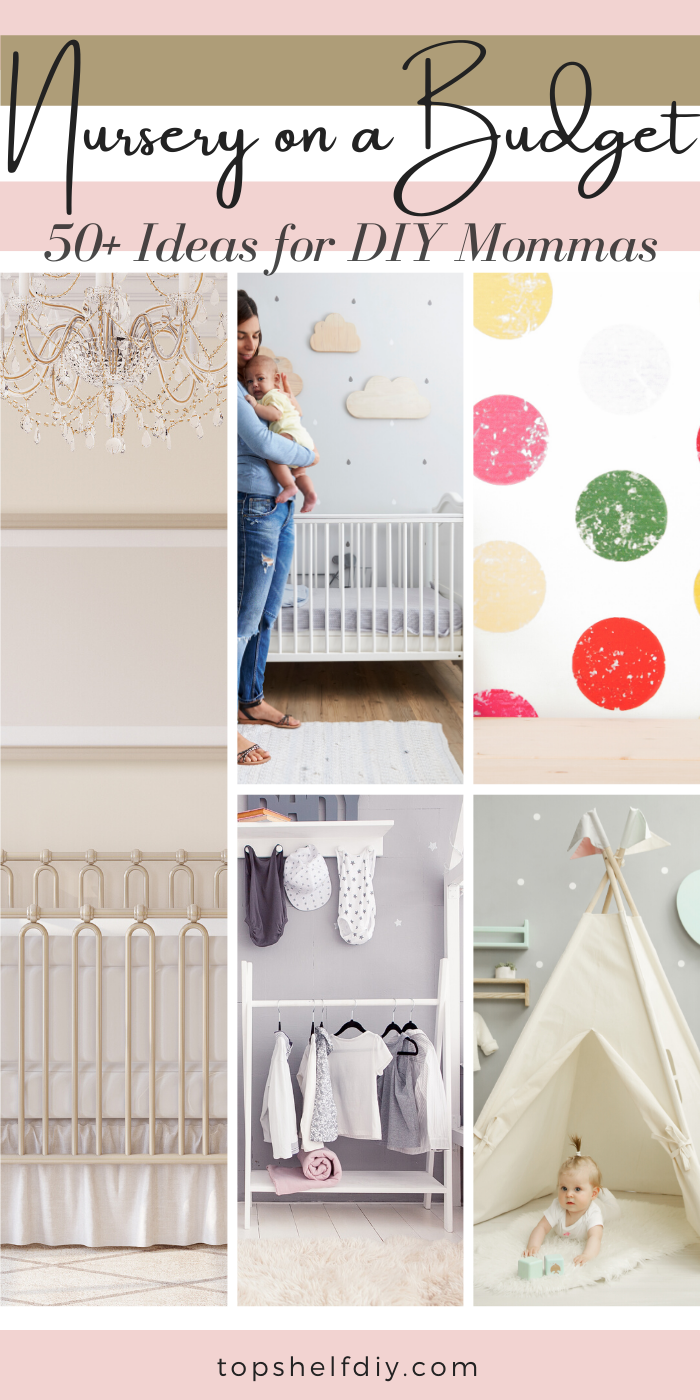 Need some nursery inspiration? How about 50? Get all of your ideas and tutorials in one place. #nurseryonabudget #nurserydecor #diynursery
