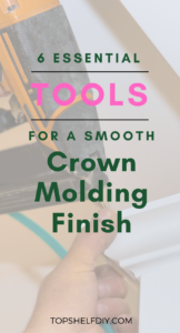 The class is crown molding 101. Here are the tools you'll need to get the job done.