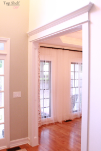 Take your interior doorway trim to the next level and make your doorways feel bigger at the same time.