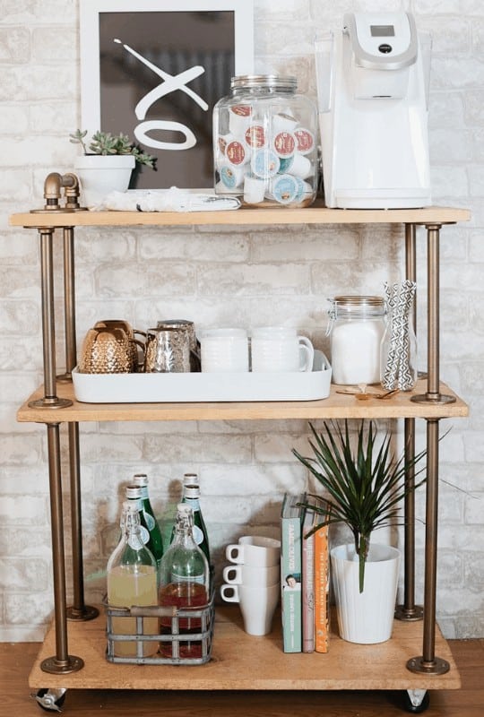 Plastic PVC Bar cart. Building your own bar cart isn't difficult once you have a little inspiration. Modern, industrial, outdoor, indoor -- we've got every style covered in this roundup of 35 bar carts. 