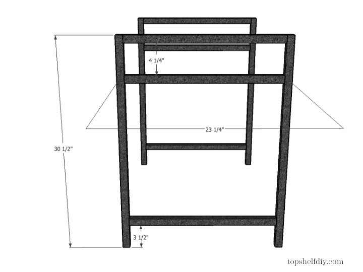 Step 3: cut your aluminum tubing. Get the free build plans for this DIY industrial metal bar cart made with a mix of wood and metal - no welding required! #barcart #diybarcart #aluminumtubing #mixedmaterials