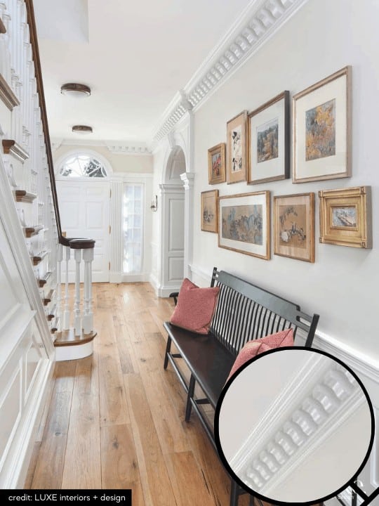 Crown molding inspiration is everywhere if you know where to look. Here are many examples rooted in period-specific architecture. Multiple styles to suit different personalities and home decor preferences. 