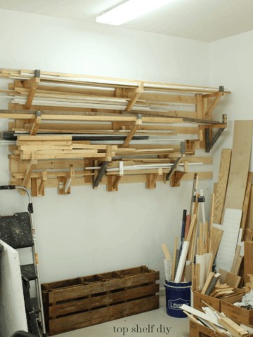French Cleat Lumber Rack from Scrap Lumber (Week 4) - Top Shelf DIY