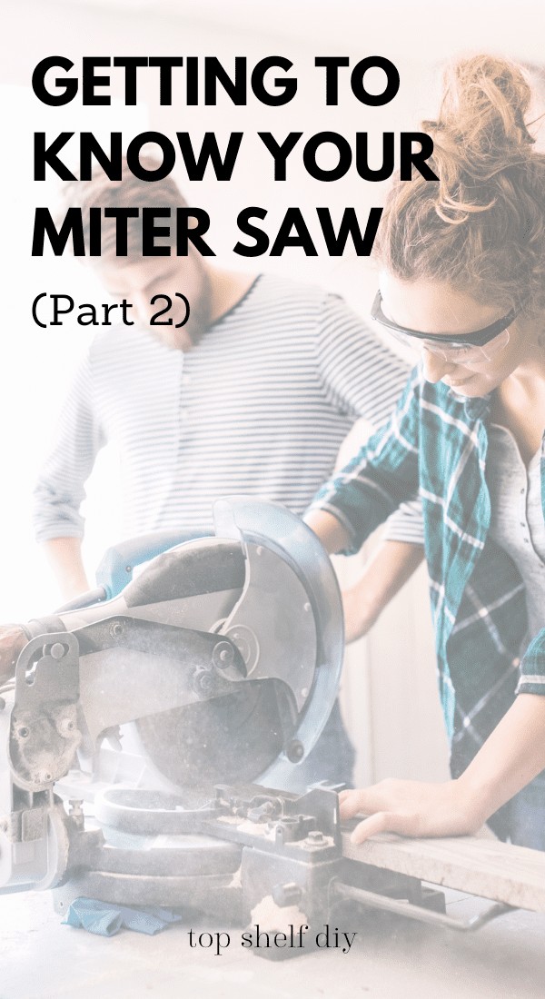 First we talked about getting our feet wet with the miter saw, now we will learn all the ins and outs of your miter saw; accessories, parts, common terms, different kinds of cuts, and so on. #mitersaw #powertools #mitersaw101