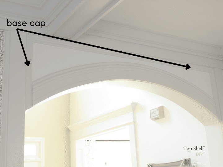 How to add archway trim to any doorway. You'll need a special kind of polyurethane-based flex trim as well as a table saw in order to bend the trim to the radius of your arch. #archtrim #doorway #arch